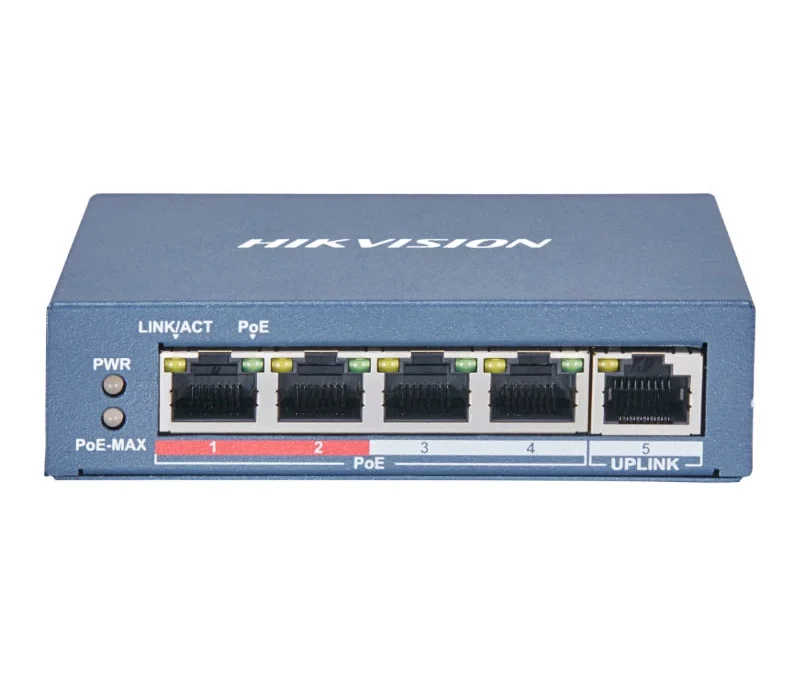 Switch Hikvision PoE 4P